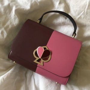 NWOT Kate Spade Bicolor Nicola Top Handle Bag